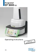 Ivoclar Vivadent Programat EP 5000 G2 Operating Instructions Manual предпросмотр