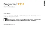 Preview for 3 page of Ivoclar Vivadent Programat P310 Short Instructions