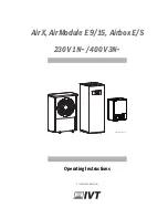 IVT Airbox E Series Operating Instructions Manual preview