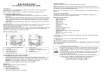 Preview for 4 page of IVT PL-838B Operating Instructions