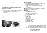 Preview for 3 page of IVT PL-852 Operating Instructions