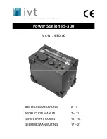 IVT PS-300 Instruction Manual preview