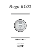 Предварительный просмотр 1 страницы IVT Rego 5101 Installation Manual