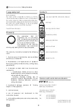 Preview for 2 page of IVT RHM-1100 Operating/Safety Instructions Manual