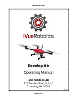 Предварительный просмотр 1 страницы iVue Robotics Develop Air Operating Manual