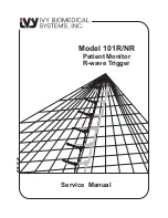 Preview for 1 page of Ivy Biomedical Systems 101NR Service Manual