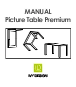 Preview for 1 page of IVY DESIGN Picture Table Premium Manual