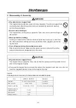 Preview for 25 page of IWAKI PUMPS AMP 40 Instruction Manual