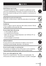 Preview for 7 page of IWAKI PUMPS APN-110-D3 Instruction Manual