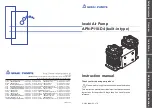 Preview for 1 page of IWAKI PUMPS APN-P110-D4 Instruction Manual