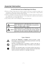 Предварительный просмотр 3 страницы IWAKI PUMPS EH-E Series Instruction Manual