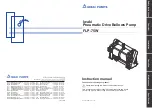 IWAKI PUMPS FLP-75W Instructions Manual preview