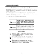 Предварительный просмотр 3 страницы IWAKI PUMPS FS-15HT1 Instruction Manual