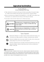 Предварительный просмотр 3 страницы IWAKI PUMPS Hicera V Series Instruction Manual