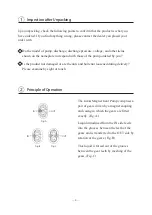 Preview for 4 page of IWAKI PUMPS MDG-M4 series Instruction Manual