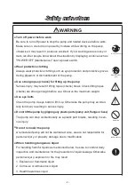 Preview for 4 page of IWAKI PUMPS MX-F250 Instruction Manual