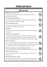 Preview for 5 page of IWAKI PUMPS MX-F250 Instruction Manual