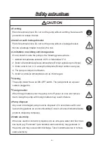 Preview for 6 page of IWAKI PUMPS MX-F250 Instruction Manual