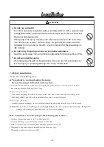 Preview for 16 page of IWAKI PUMPS MX-F250 Instruction Manual