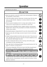 Preview for 25 page of IWAKI PUMPS MX-F250 Instruction Manual