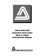 Preview for 2 page of IWAKI WALCHEM MDH-400 Series Instruction Manual