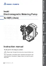 IWAKI EJ-B09 Instruction Manual предпросмотр