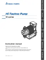 Предварительный просмотр 1 страницы IWAKI IX-C060 S6 FA-RF Instruction Manual