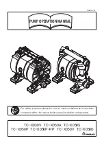 IWAKI TC-X030V Operation Manual предпросмотр