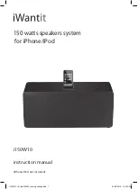 Предварительный просмотр 1 страницы iWantit i150W10 Instruction Manual