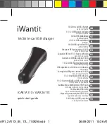 iWantit iCAR1A11X Quick Start Manual предпросмотр