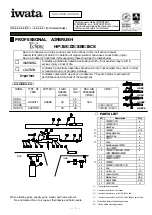 Preview for 1 page of Iwata HP-BS Instruction Manual