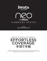 Iwata Neo Airbrush Series Operating Instructions Manual preview