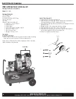 Preview for 8 page of Iwata WORKSHOP IWC28S Operating Instructions & Parts Manual