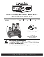 Preview for 17 page of Iwata WORKSHOP IWC28S Operating Instructions & Parts Manual