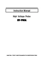 Iwatsu HV-P30A Instruction Manual preview