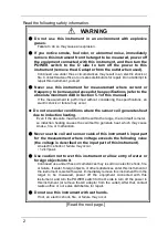 Предварительный просмотр 6 страницы Iwatsu Rogowski Coil Current Probe Instruction Manual