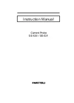 Iwatsu SS-530 Instruction Manual preview