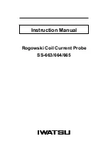 Preview for 1 page of Iwatsu SS-663 Instruction Manual