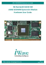 iWave i.MX6 SODIMM Hardware User'S Manual preview