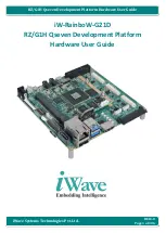 Preview for 1 page of iWave iW-RainboW-G21D Hardware User'S Manual