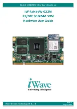 iWave iW-RainboW-G22M Hardware User'S Manual preview