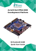 Preview for 1 page of iWave iW-RainboW-G24M Arria10 SoC FPGA SOM Quick Start Manual