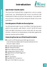 Preview for 3 page of iWave iW-RainboW-G24M Arria10 SoC FPGA SOM Quick Start Manual