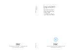 IWC Schaffhausen 3764 Operating Instructions Manual preview