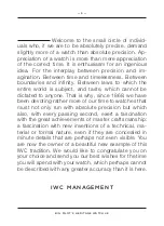 Предварительный просмотр 5 страницы IWC Schaffhausen BIG PILOT'S HERITAGE WATCH 48 Operating Instructions Manual