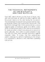 Предварительный просмотр 6 страницы IWC Schaffhausen BIG PILOT'S HERITAGE WATCH 48 Operating Instructions Manual