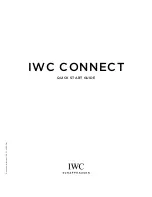 IWC Schaffhausen IWC Connect Quick Start Manual preview