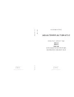 iwc Aquatimer Automatic Operating Instructions Manual предпросмотр