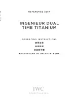 Preview for 1 page of iwc ingenieur dual time titanum reference 3264 Operating Instructions Manual