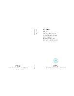 iwc IW3251 Operating Instructions Manual предпросмотр